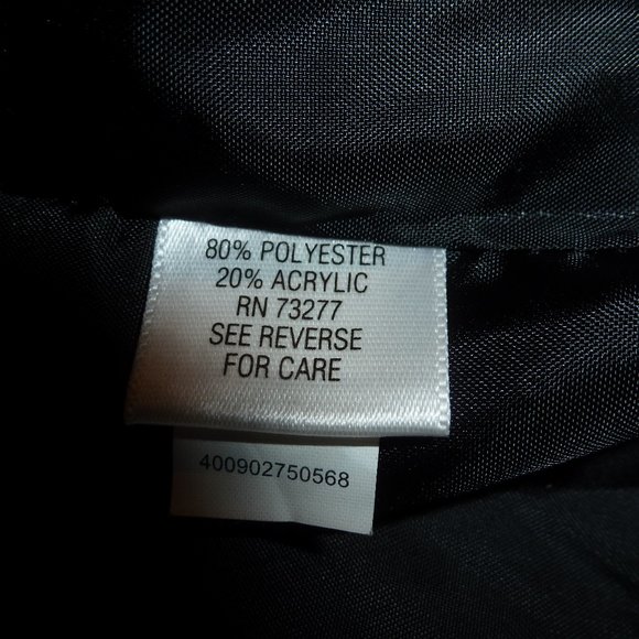 Dana Buchman Elegant Full Zip Linen Blazer Jacket w/ Snap Pockets XL - Picture 7 of 10